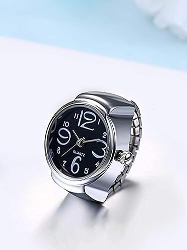 Watch Ring - Nickel Coated | Adjustable Size