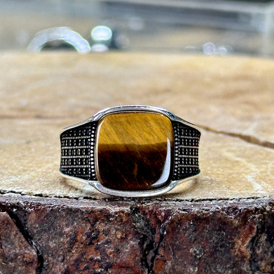 Tiger Eye Turkish Ring