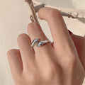 Hug Ring Silver - Zircon Jewellery Store